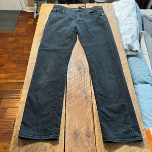 Men’s Levi’s 513s, black, waist 31, inseam 32, good used condition